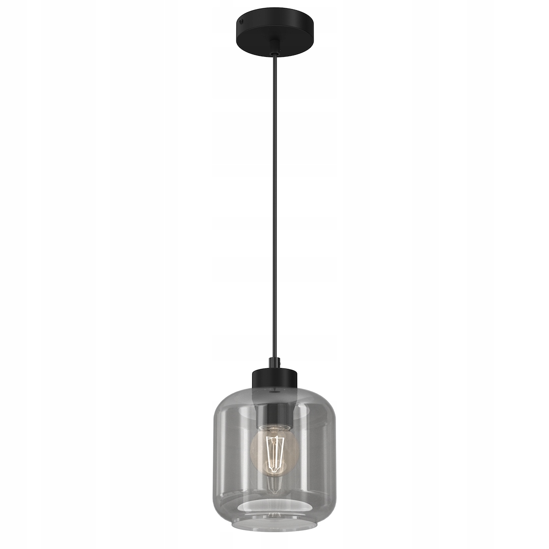 Závěsná lampa Sombra Smoked 1xE27