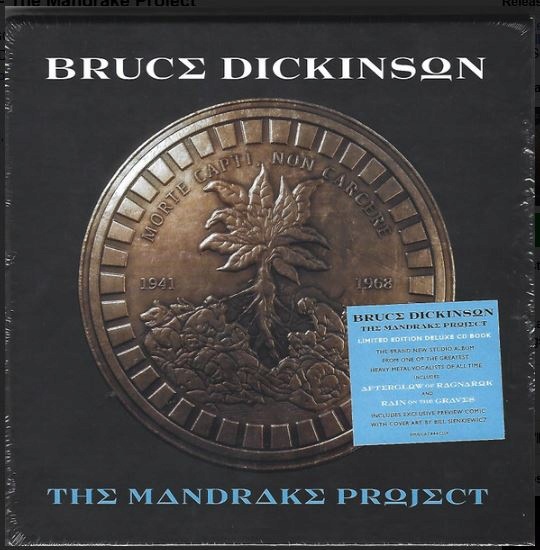 Cd+album Digibook Bruce Dickinson The Mandrake Project