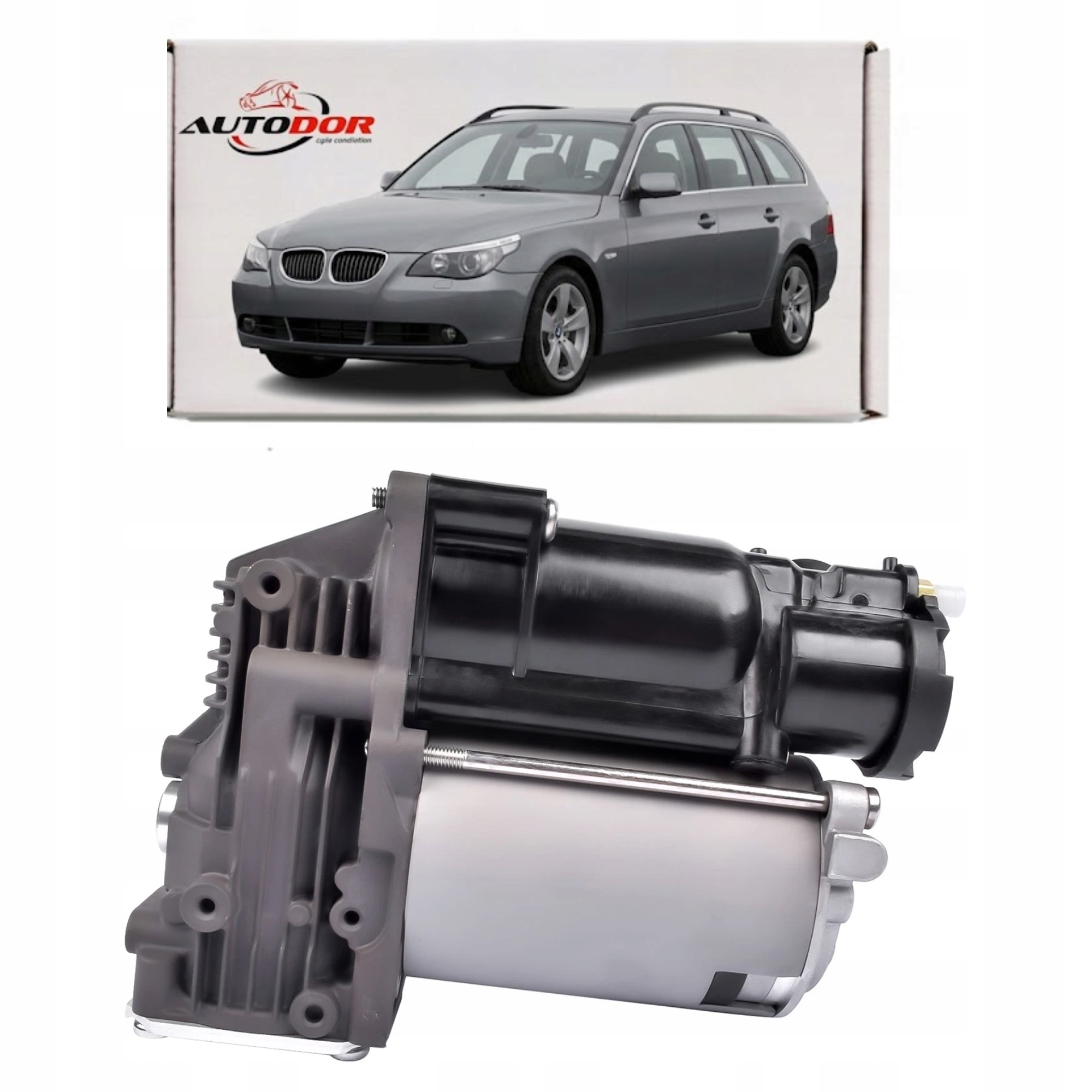 Bmw 5 E61 Tourng 2003-10 Kompresor Čerpadlo Kompresor Zavěšení 37206792855