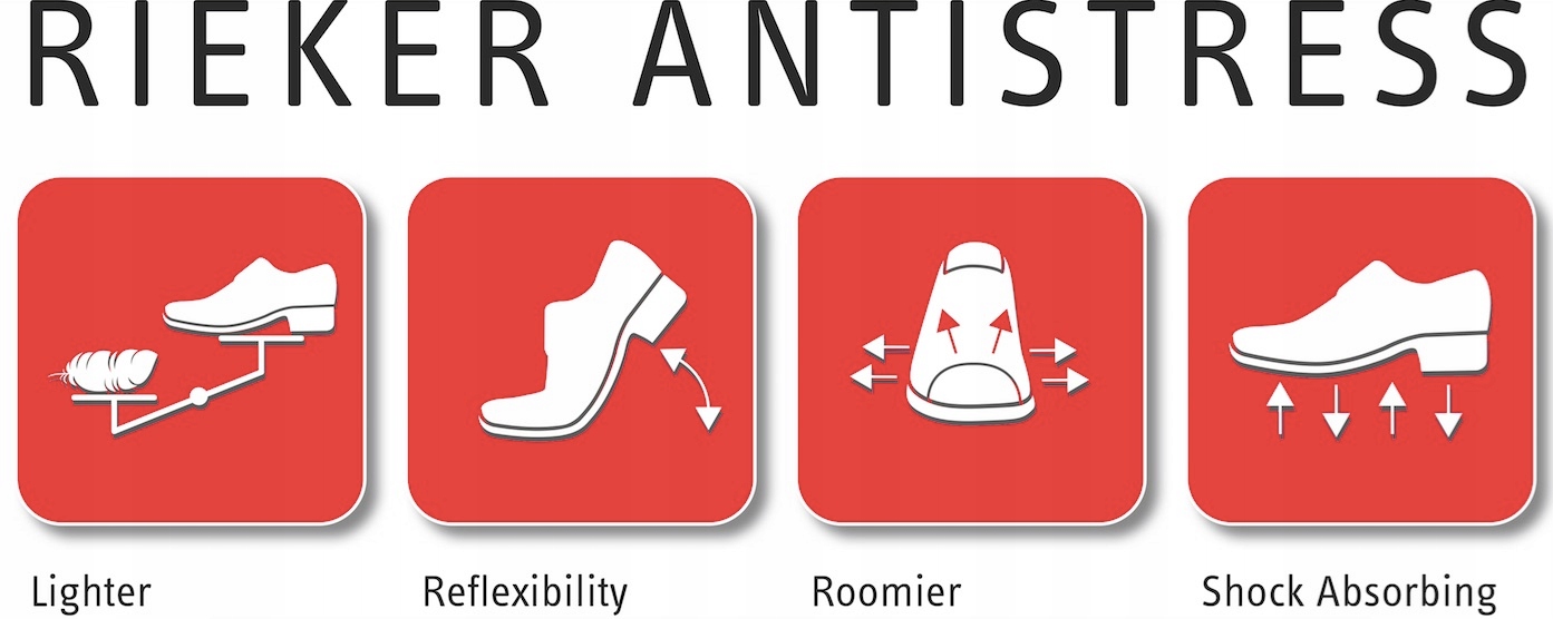 RIEKER Sneakersy, buty, półbuty białe L32P2 Wzór dominujący bez wzoru