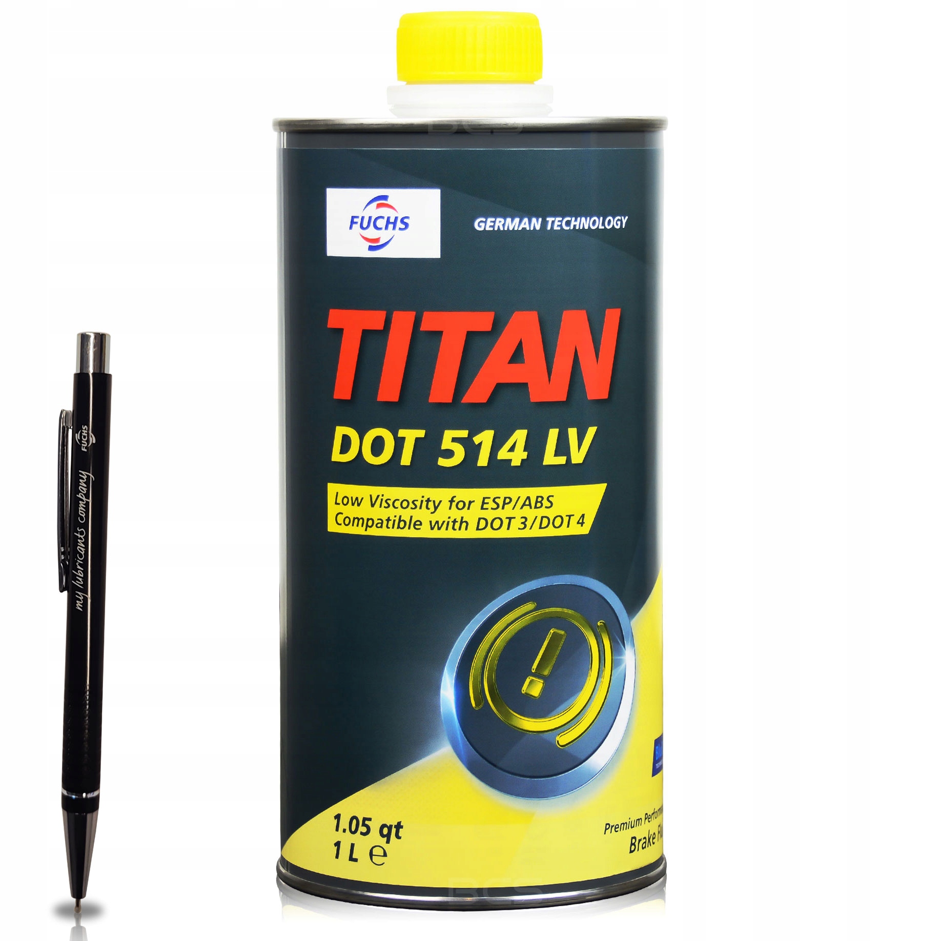 1 Litr Fuchs Titan Dot 514 LV (dot 5.1 i Dot 4.0) Płyn Hamulcowy 1L