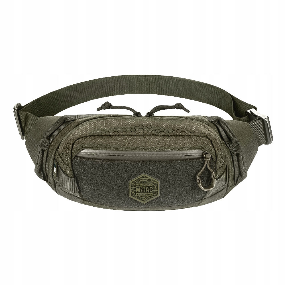 M-Tac Tactical Waist Bag Hex ledvinka na opasek s panelem na suchý zip olivová
