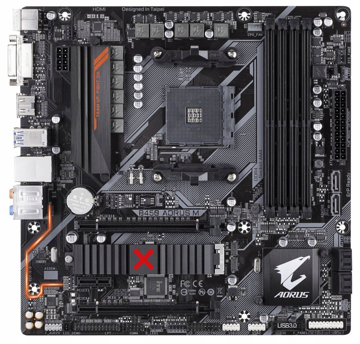 Základná doska mATX Gigabyte B450 Aorus M Socket AM4 Zen/+/2/3 DDR4