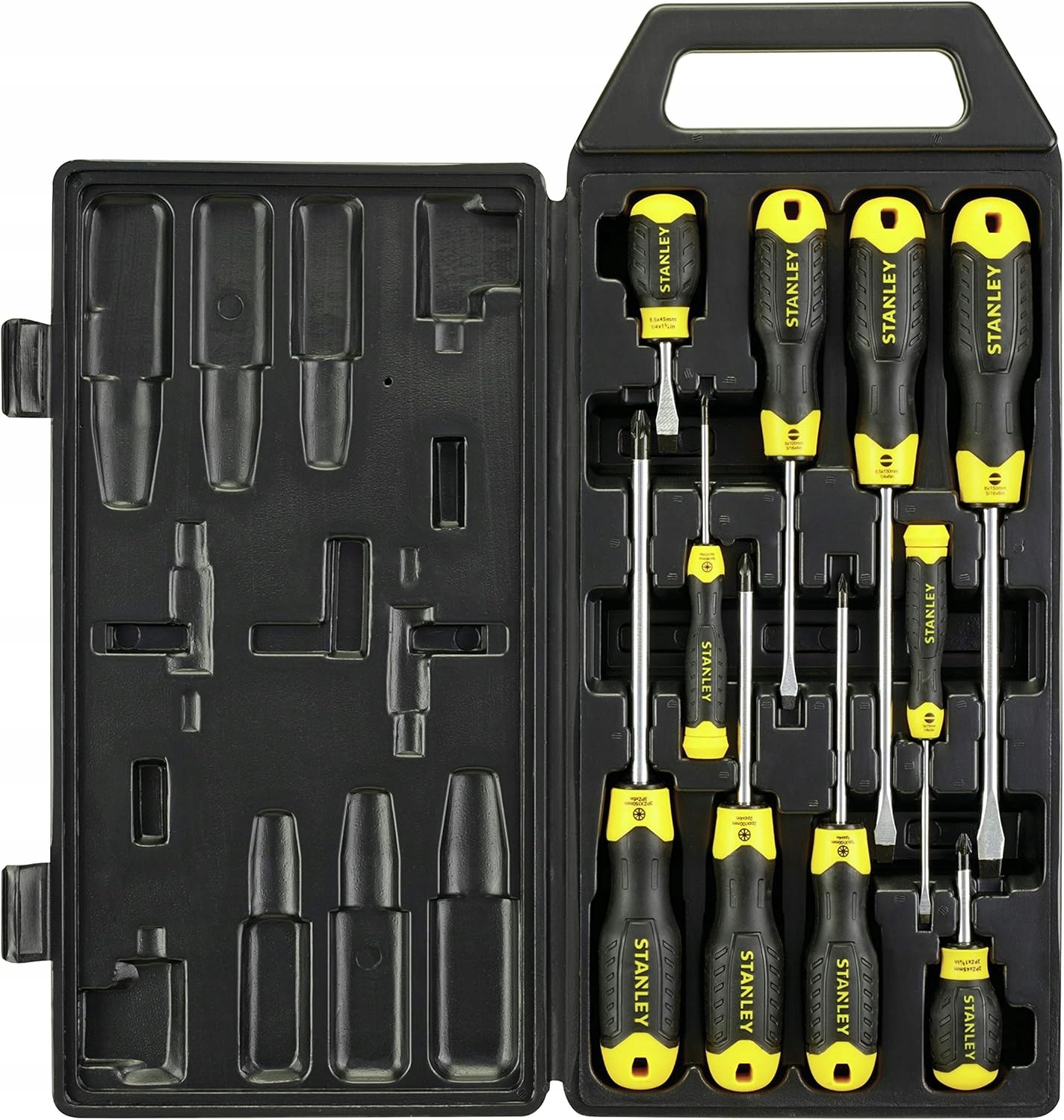 Stanley 2-65-014 Sada plochých šroubováků CushionGrip 10 ks