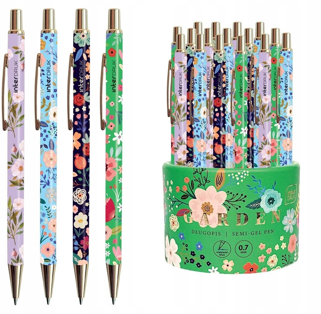 DŁUGOPIS METALOWY GARDEN (16SZT), INTERDRUK