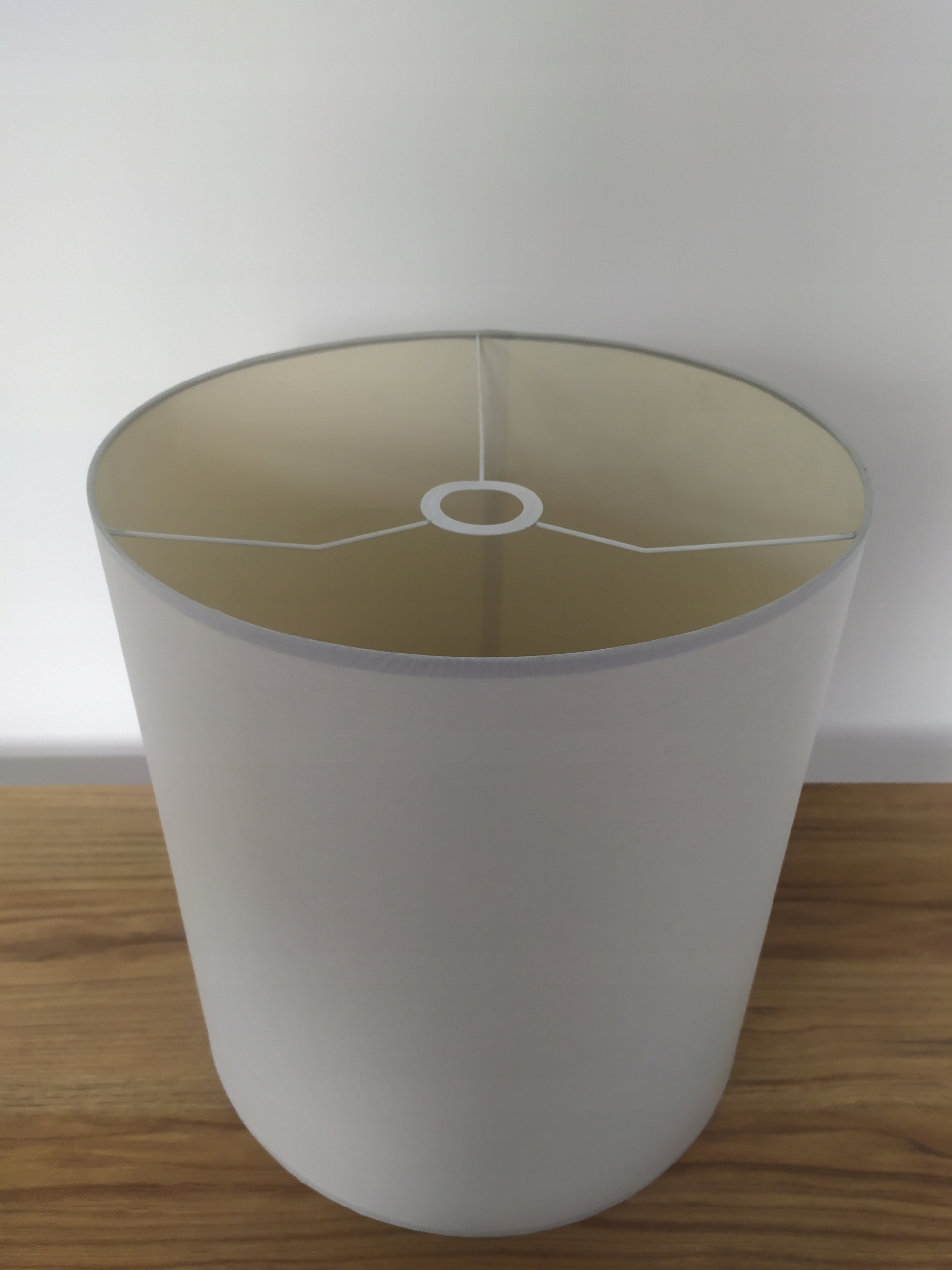 Stínidlo válec šedé velké 35/38 cm E27 stojací lampa