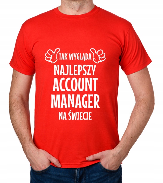 

koszulka Najlepszy Account Manager prezent