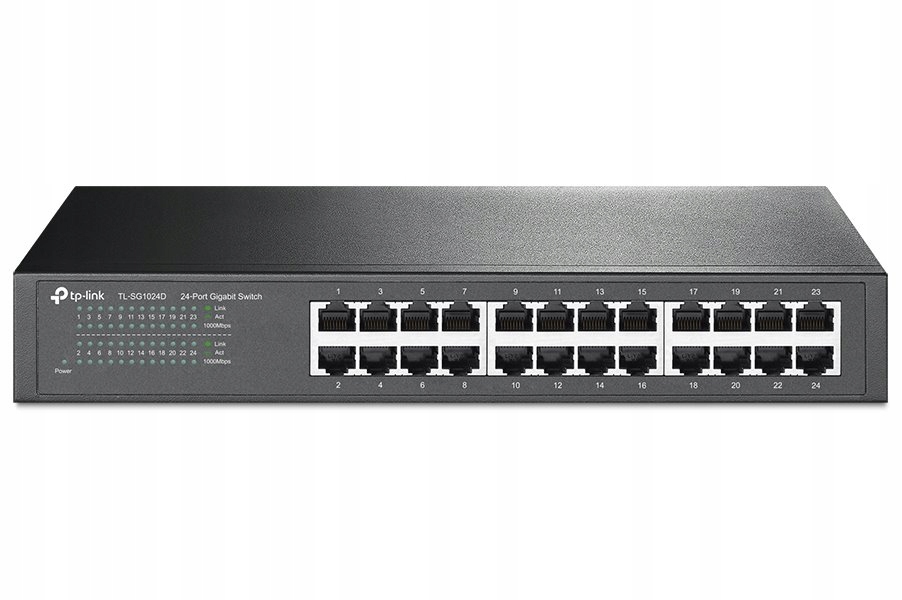 TP-Link TL-SG1024D switch 24x 10/100 1000Mbps desktop 13 "kov