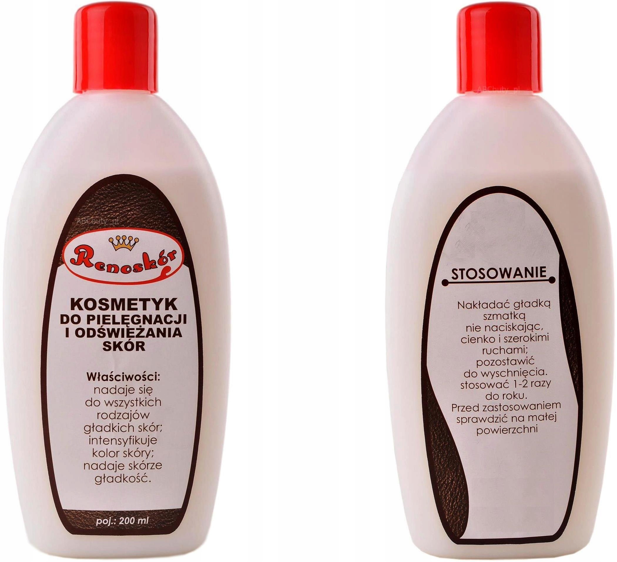 Mleczko Renoskór Balsam do Renowacji koloru Skórzanej tapicerki kierownicy