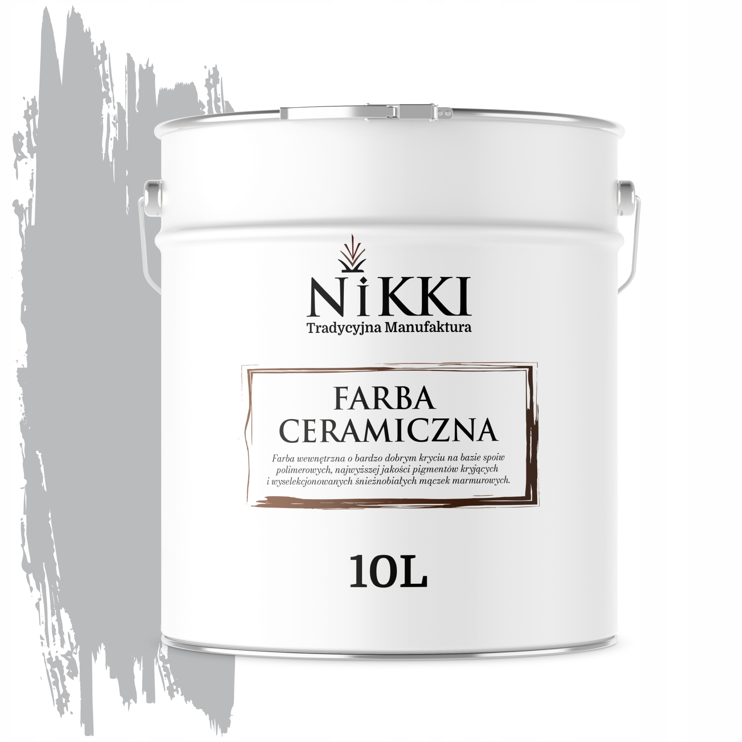Keramická Stropná Farba Na Stenu Farba Šedá H1050 Hlboká Matná 10 L