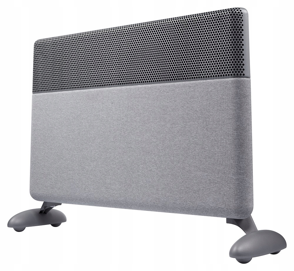 Grzejnik inwerterowy Warmtec Egi 2000W z WiFi i wyświetlaczem kółka Szary