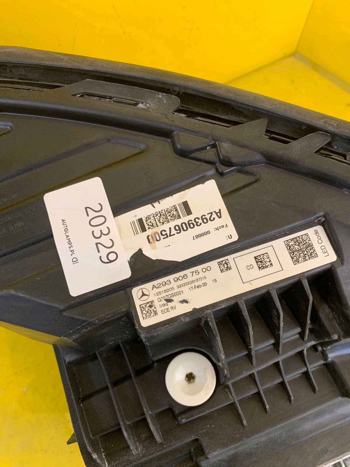 light left W293 Mercedes EQC 293 Full Led A2939067500