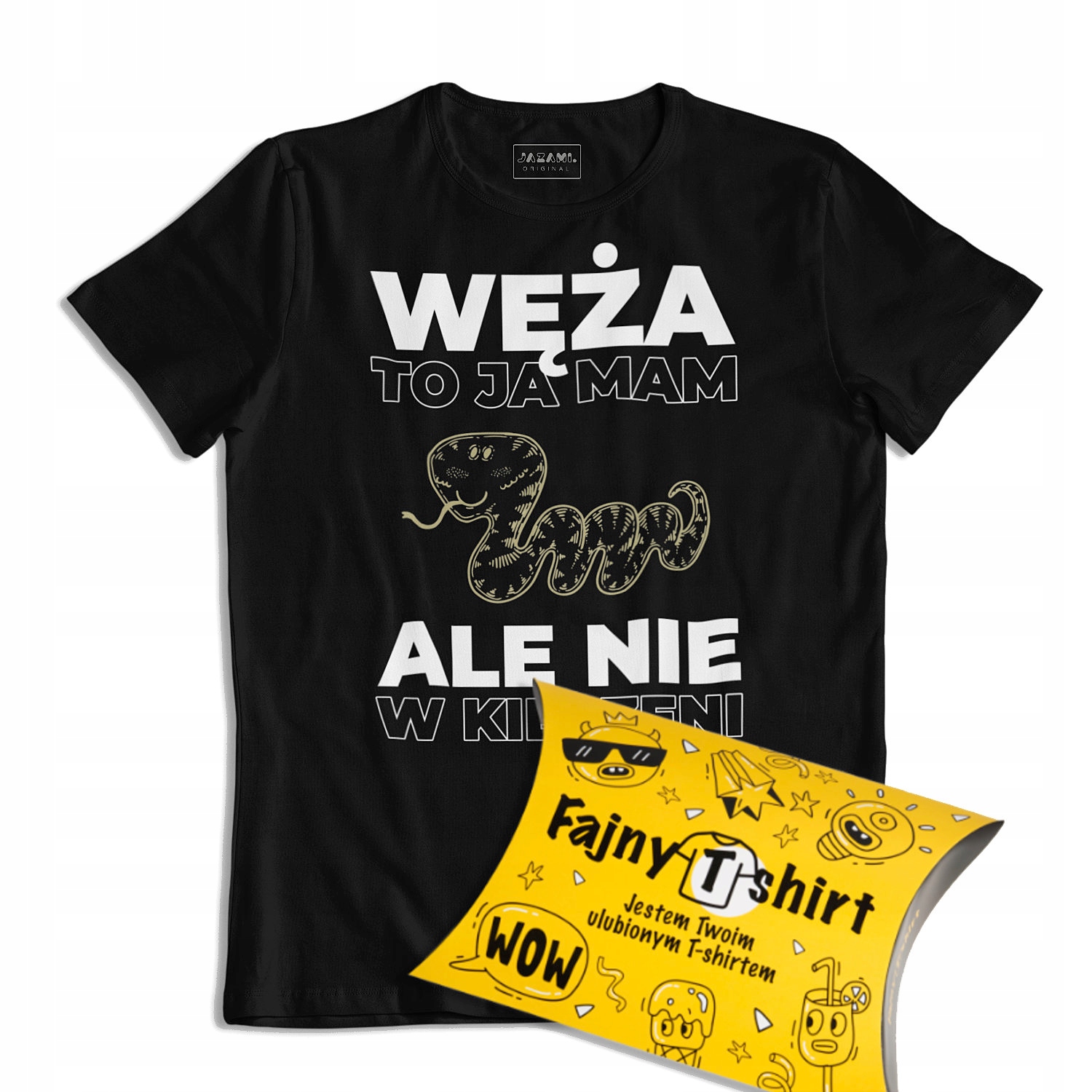 Koszulka śmieszna Węża to ja mam w kieszeni XXL 13395917348 Allegro.pl