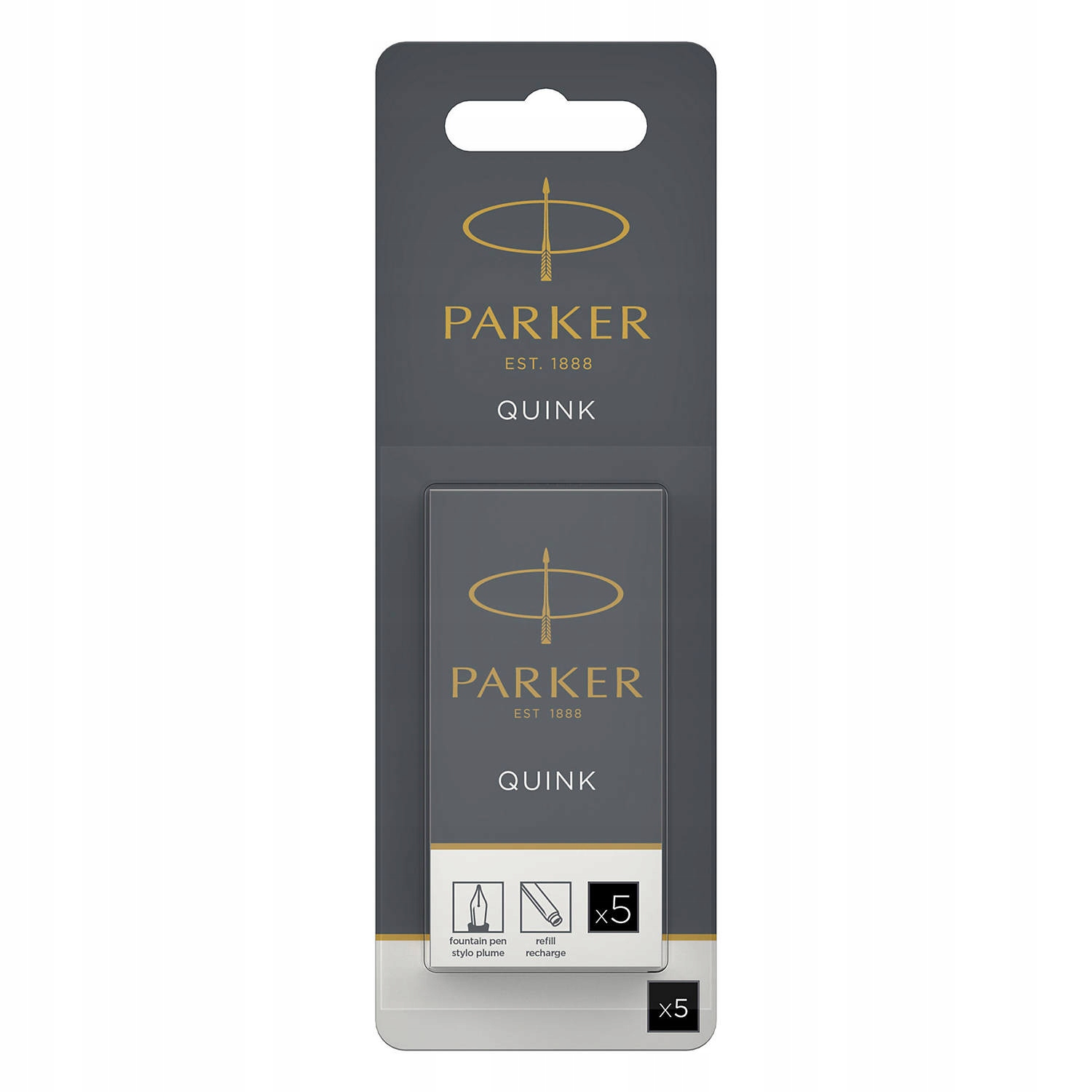 

Naboje atramentowe Parker standard czarny