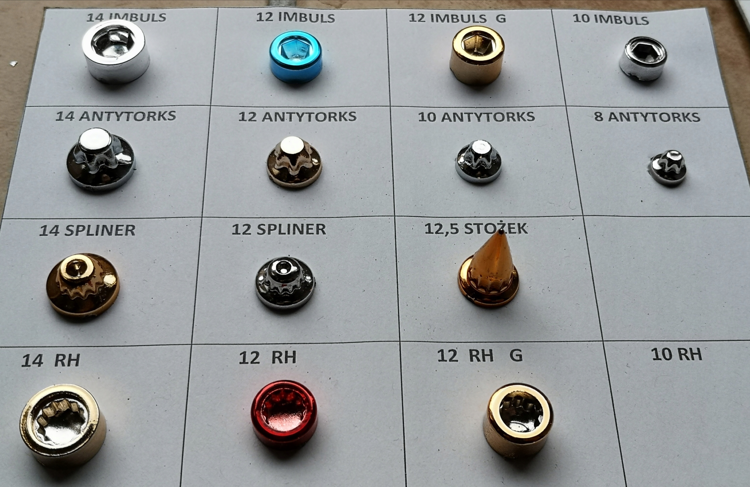 NITY CWIEKI DO FELG RSL BBS RH SHMIDT 14 6 5 Producent code 9773020087