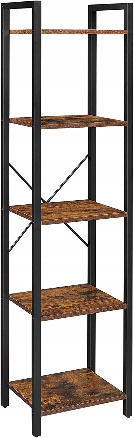 Regál Songmics 40 cm x 146 cm x 30 cm černý, velikost 349