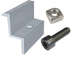 KLEMA UCHWYT ZACISK KOŃCOWY PANEL PV SOLAR 35mm