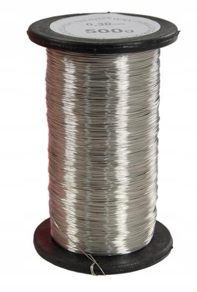 

Drut pszczelarski nierdzewny 0,3 mm 500g
