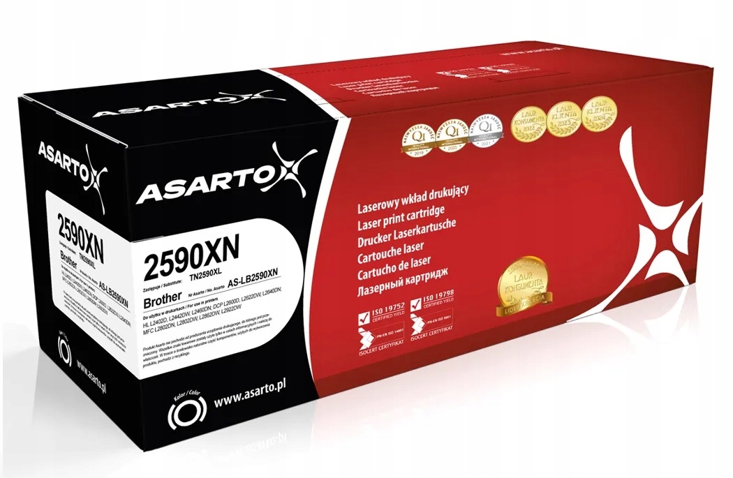 Toner do Brother TN2590XL TN-2590 XL L2640DN L2600D L2622DW L2460DN Asarto