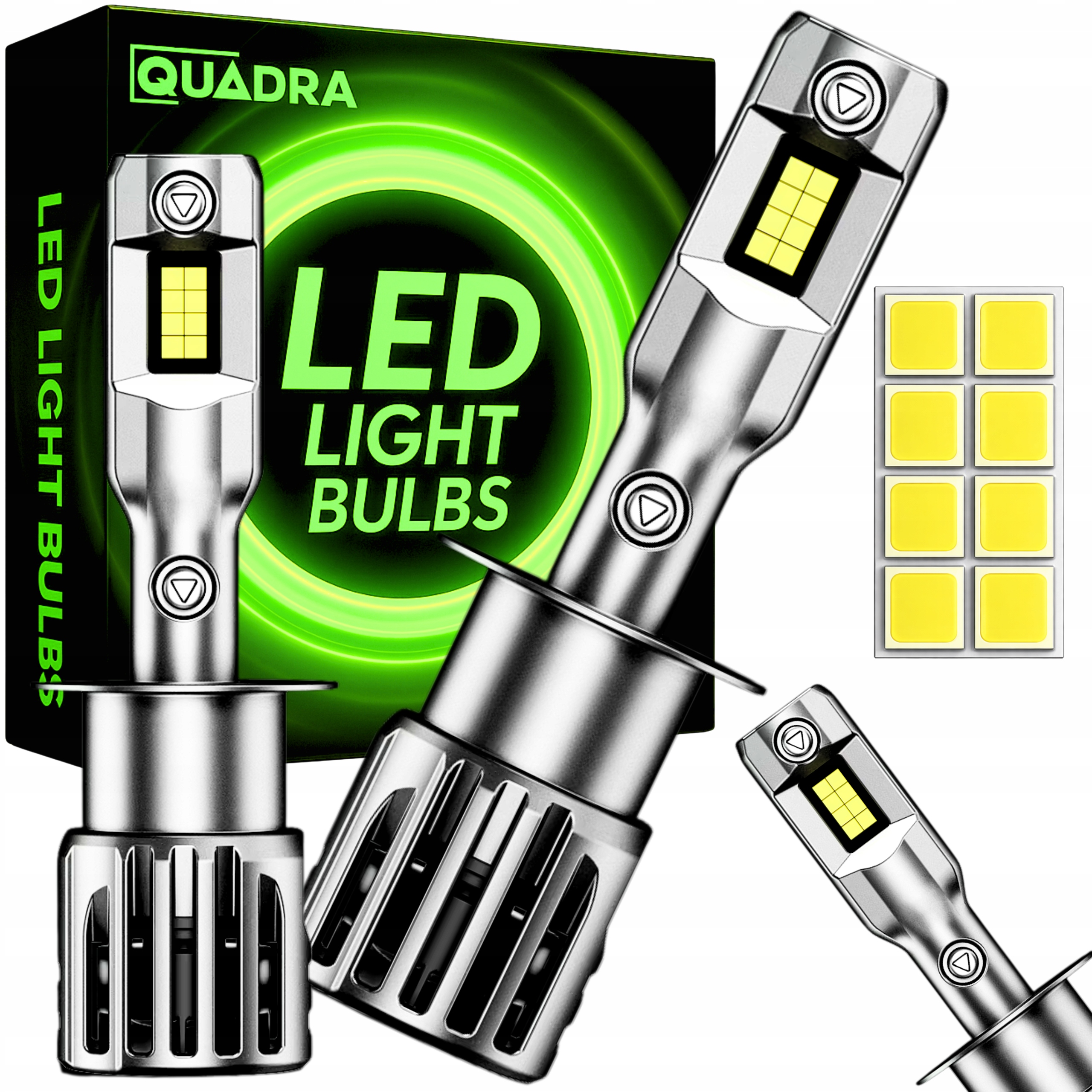 Žárovka H1 Led Homologace Canbus 90W 1000% Nejsilnější Silný Bílý Xenon