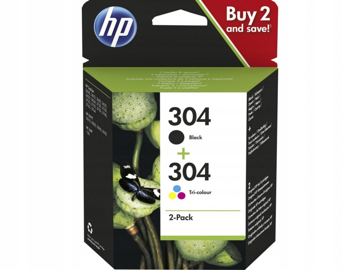 

Hp tusz 304 2-pack komplet 3JB05AE