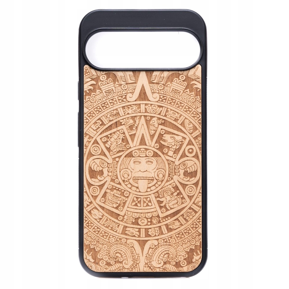 Dřevěné Pouzdro Bewood pro Google Pixel 10/10 Pro Kalendář Aztécký Aniegre