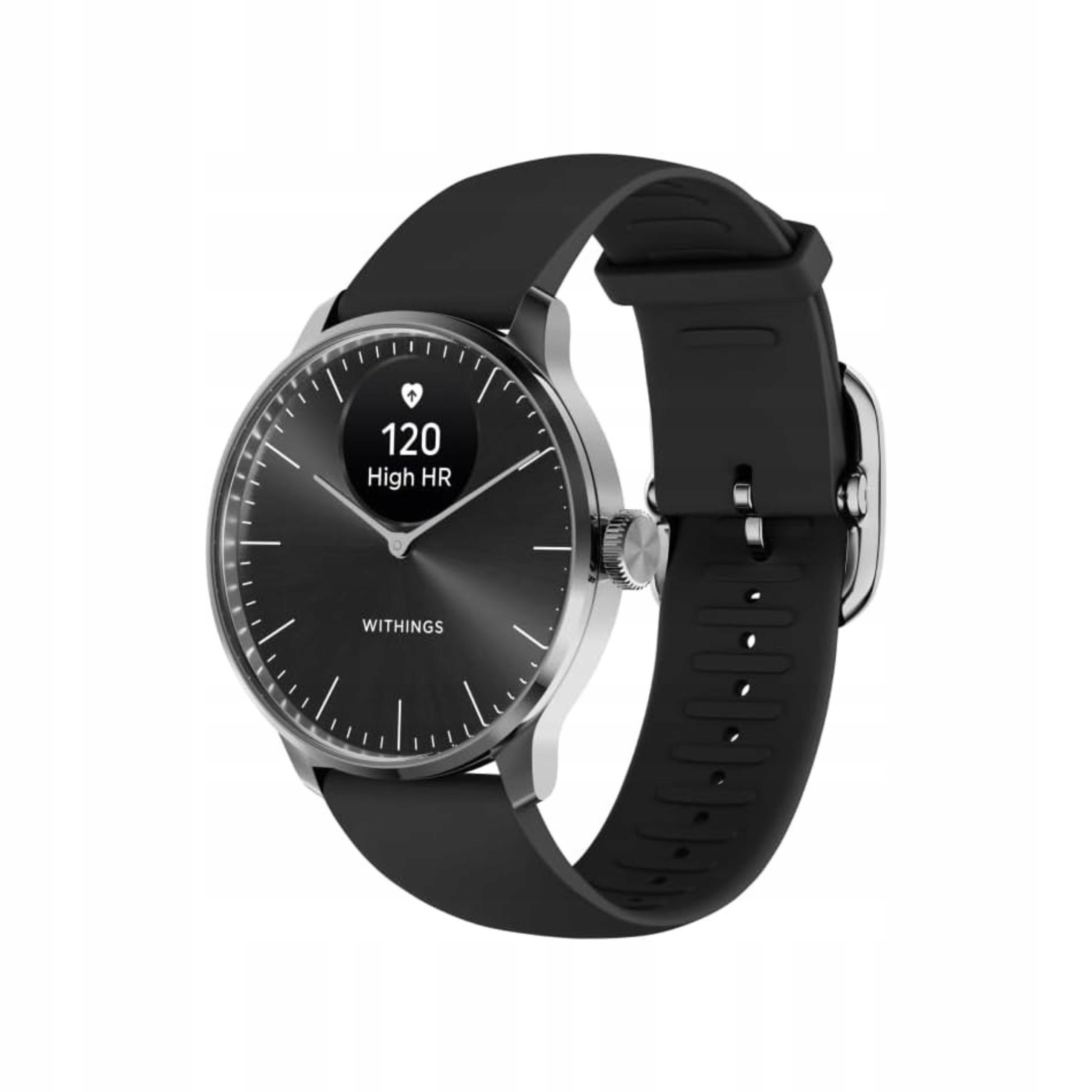 Hodinky Withings ScanWatch Light Chytré Hodinky Elegantní 37 mm Ekg Sen Černá