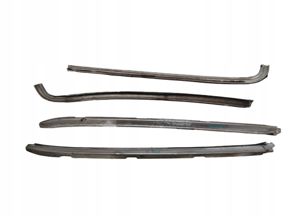 MERCEDES S W126 72- LISTWY CHROM SZYBY PRZÓD