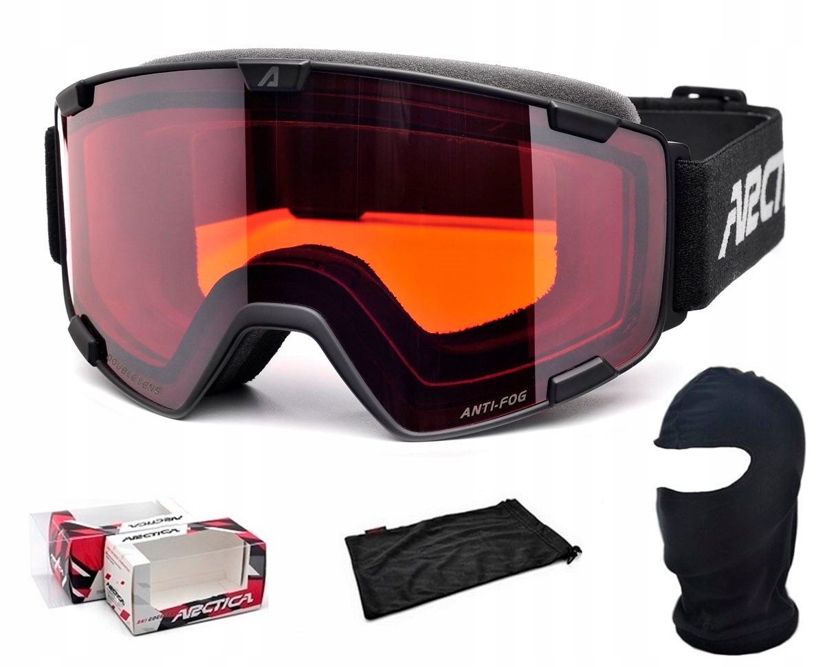 Arctica Lyžařské Brýle G-107 Nepárové Dvojité Sklo Zrcadlo Kat. 2