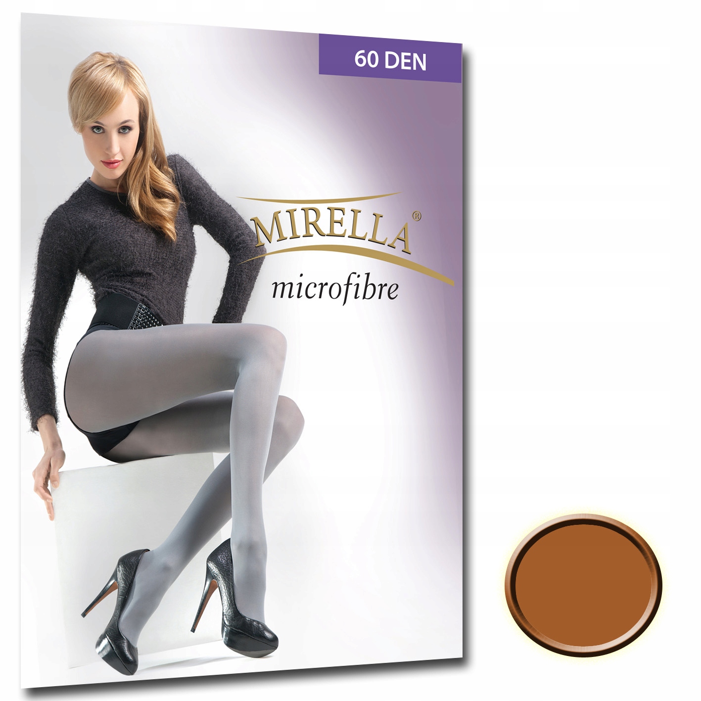 

Mirella Rajstopy microfibra 60 den 4/XL Visone