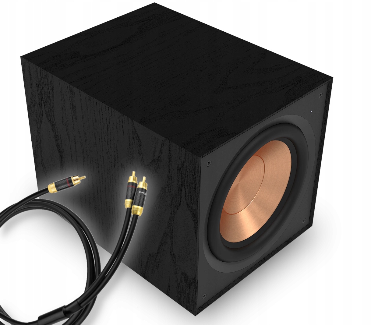 Klipsch R-101SW Reference Base Subwoofer Czarny Kabel Klotz Y 3m