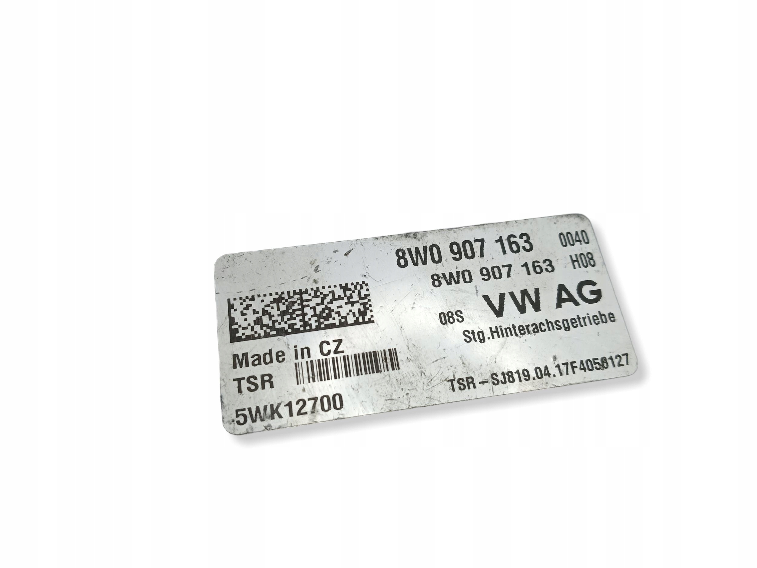 Bedienteil Getriebe getriebe AUDI A4 B9 VW 8W0907163