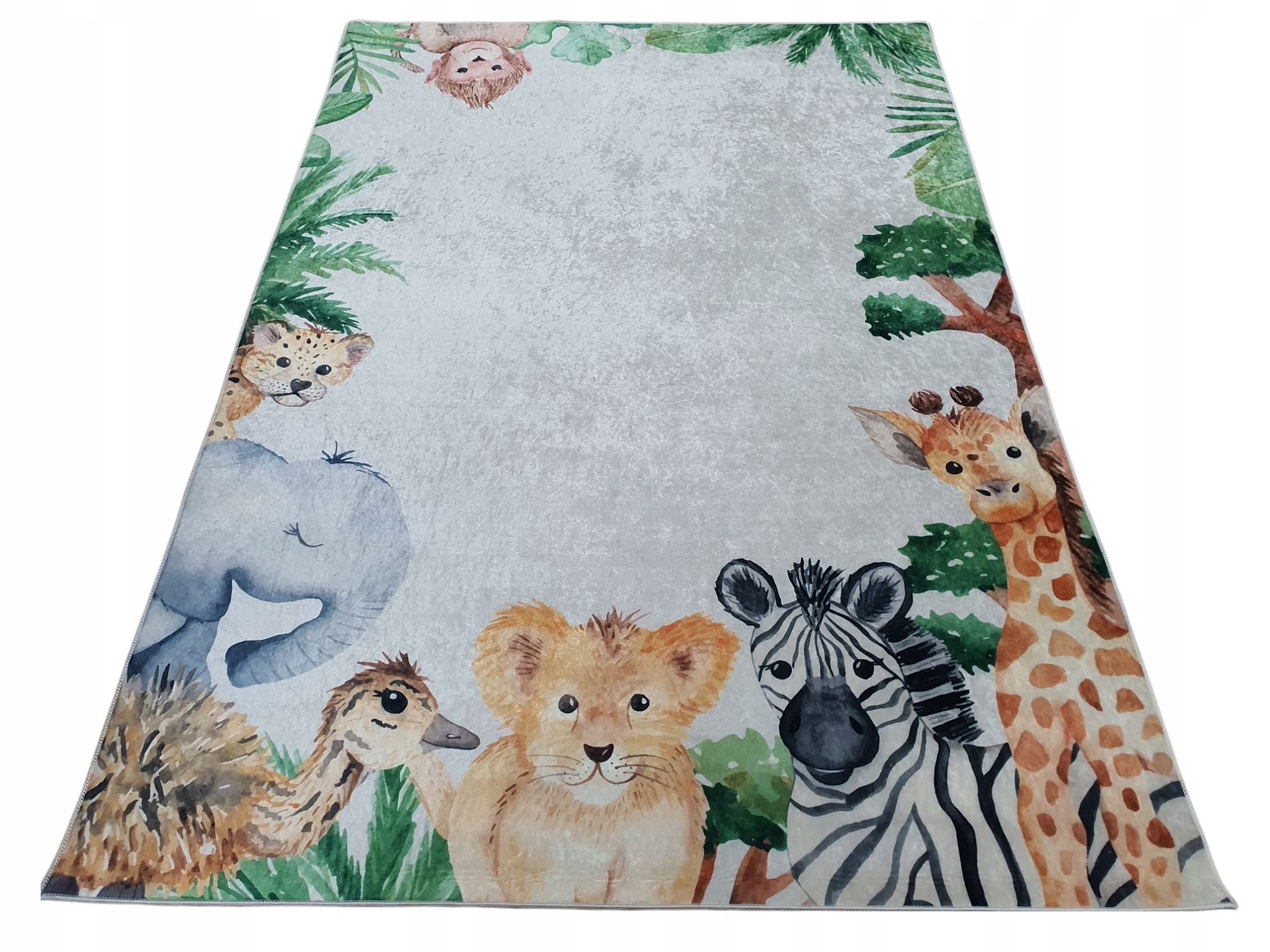 

Dywan Digital Jungle las w zwierzątka Zoo 80x150