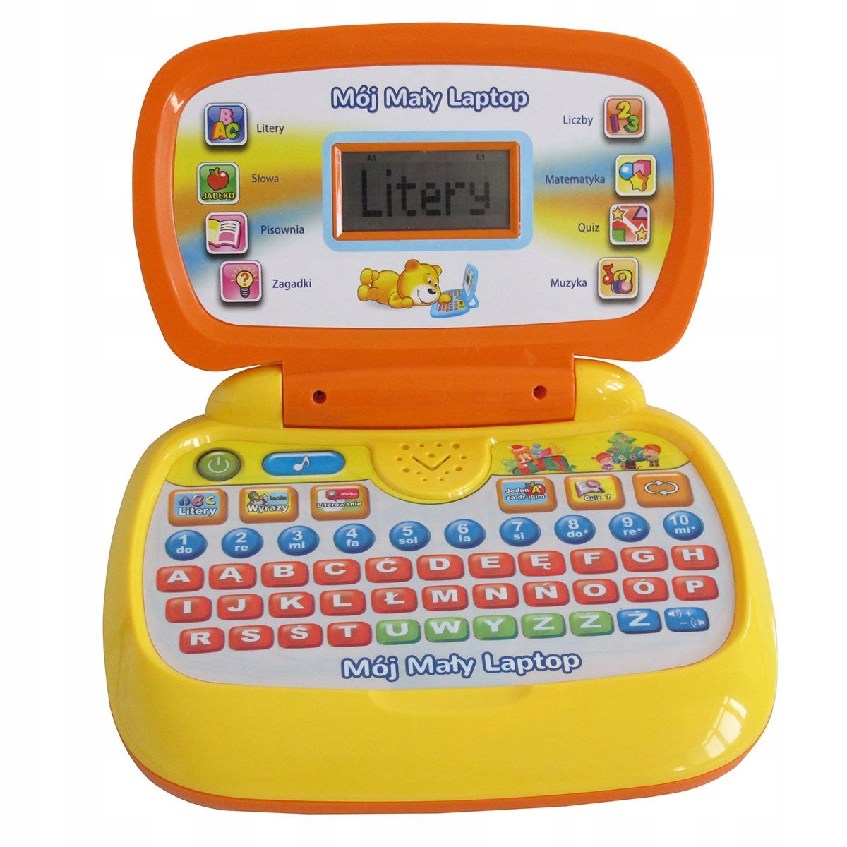 Образовательный ноутбук для малышей со светодиодным экраном