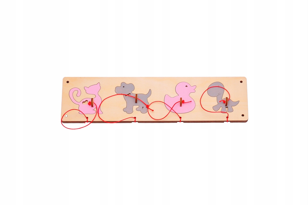 

Puzzle Róż Do Tablicy Sensorycznej Figury Sznurek