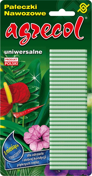 

Pałeczki Nawozowe uniwersalne Agrecol 30 szt.