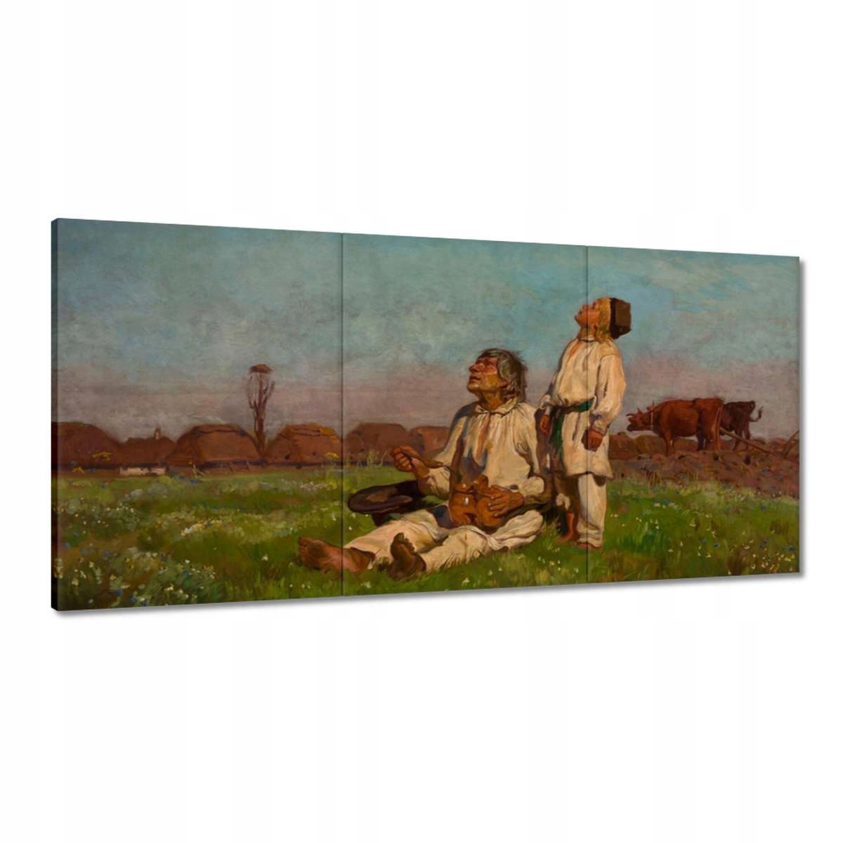 Obrazy 180x90 Józef Chełmoński Bociany