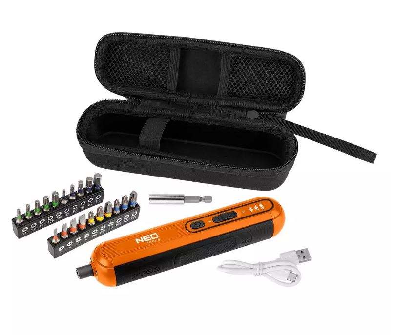Akumulátorový Šroubovák 4V, Li-ion, Usb-c T N04-199