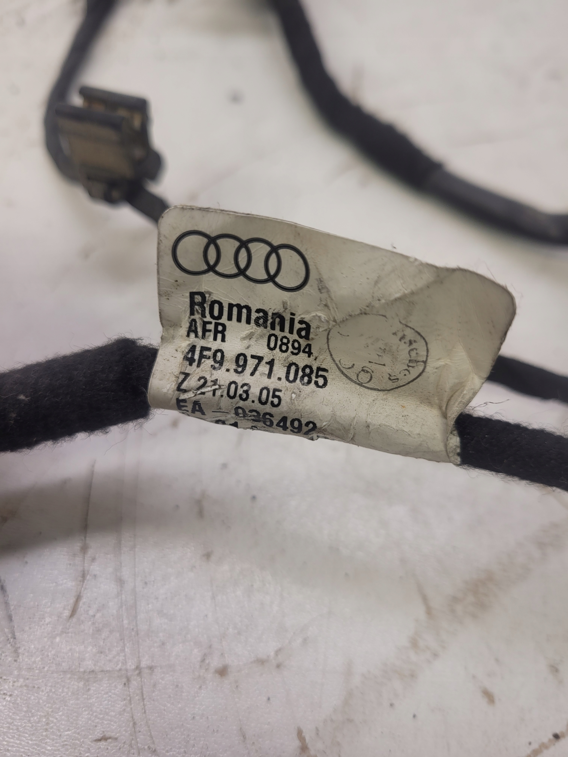 bundle PDC rear part AUDI A6 C6 LIFT 4F9971085
