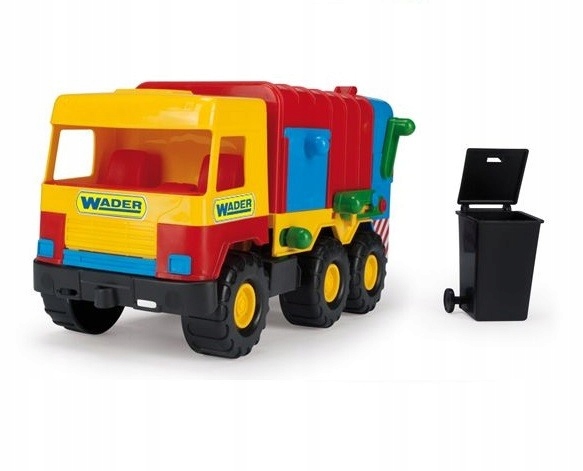 ŚMIECIARKA WADER CITY TRUCK MIDDLE TRUCK SUPER!!! Bohater brak