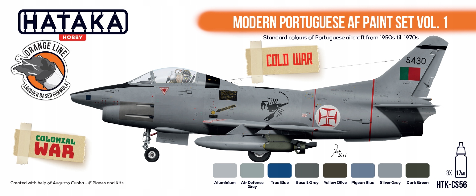 Hataka CS56 Modern Portuguese Af paint set