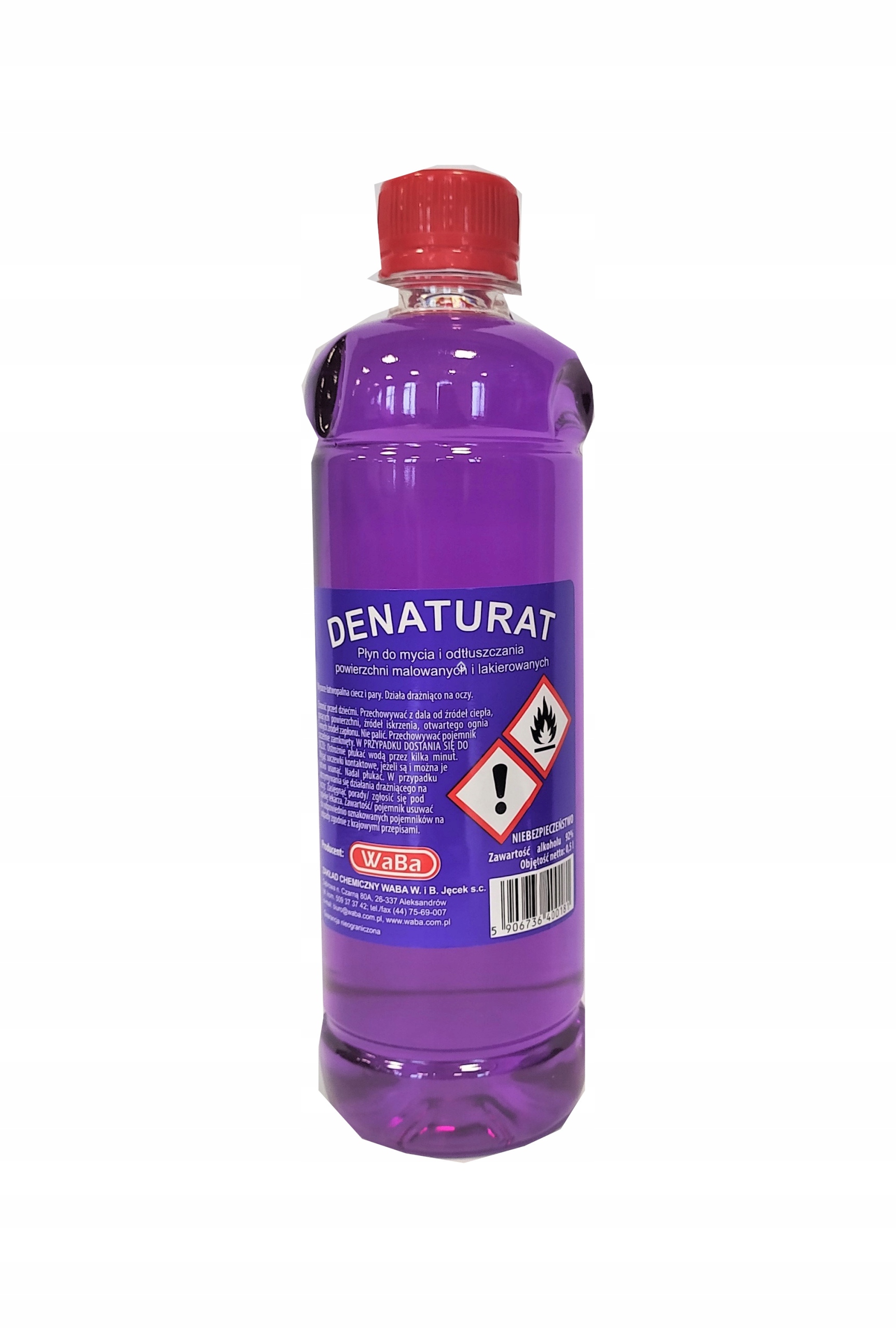 

Denaturat 0,5L. Fioletowy