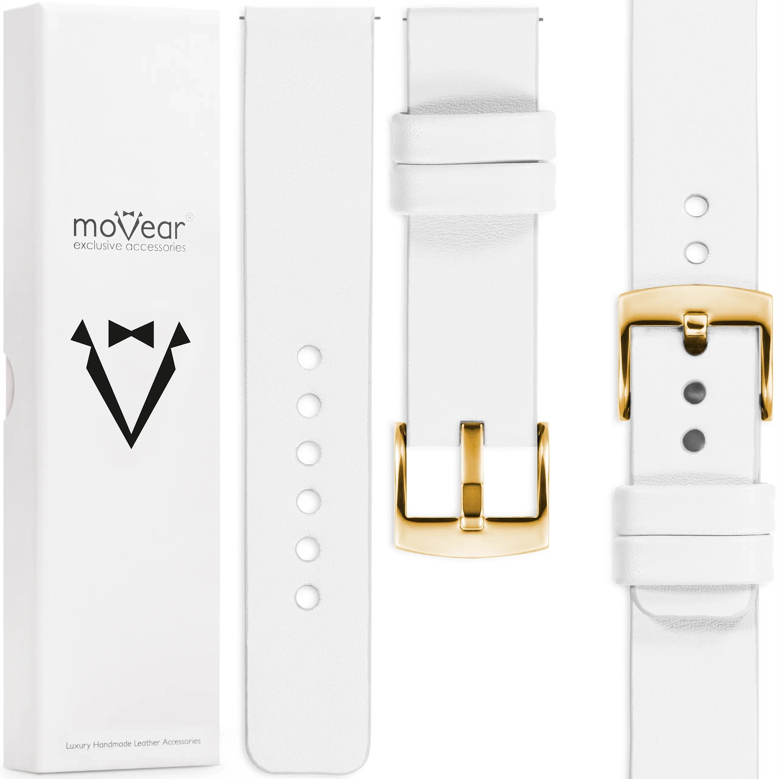 Kožený řemínek 20 mm pro Huawei Watch GT2 GT3 3 2 Stylový Movear