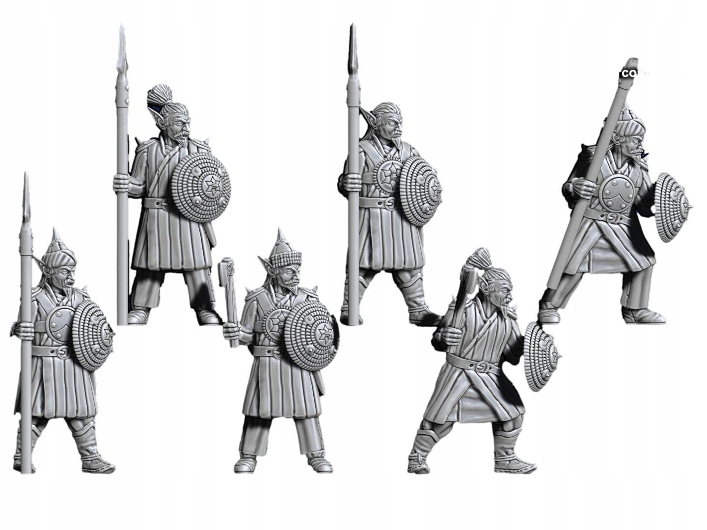 Turko-Mongol Dark Elfs Light Infantry - x1