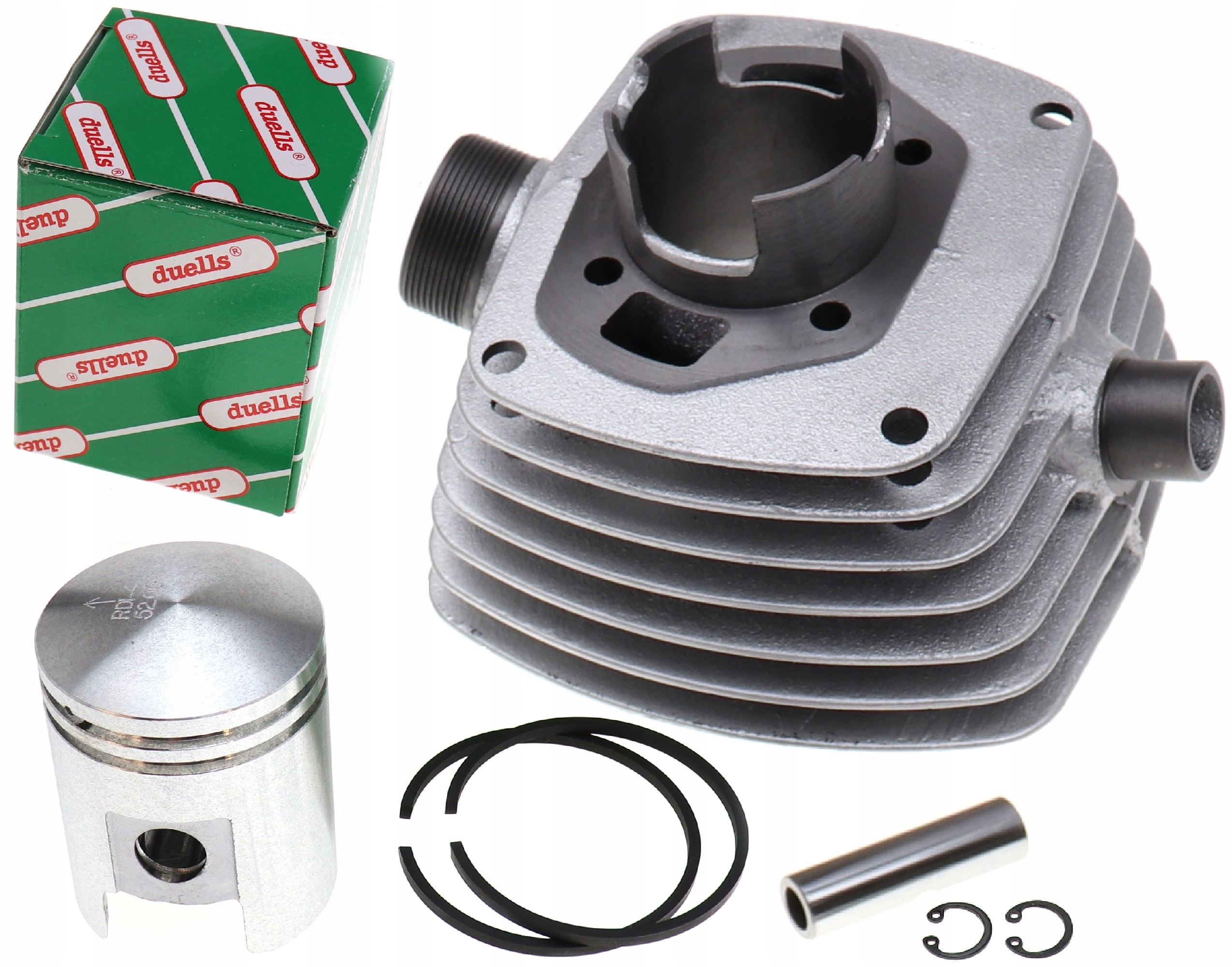 

Cylinder tłok Duells pierścienie żeliwny Wsk 125