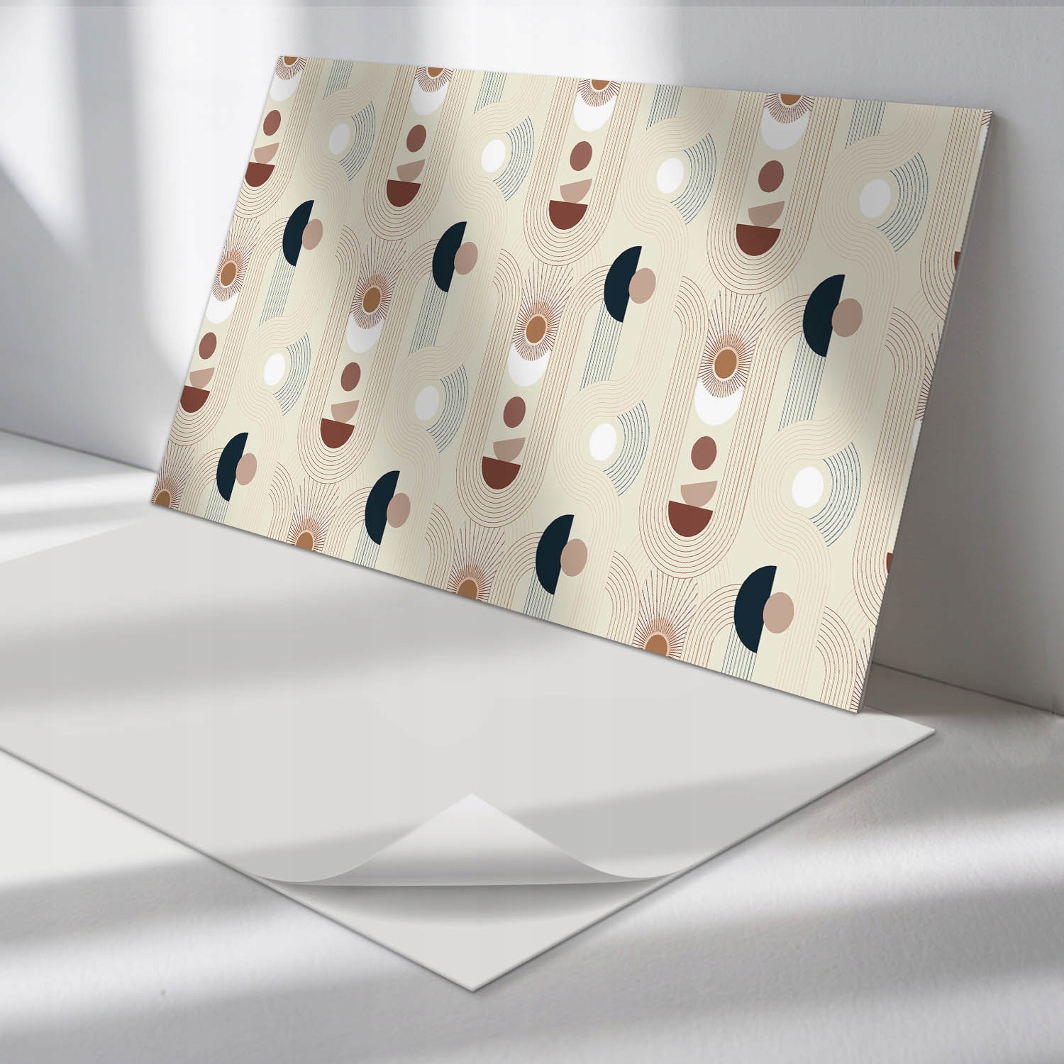 Sada samolepiacich Pvc panelov Abstraktné línie a tvary 6x60x30 cm