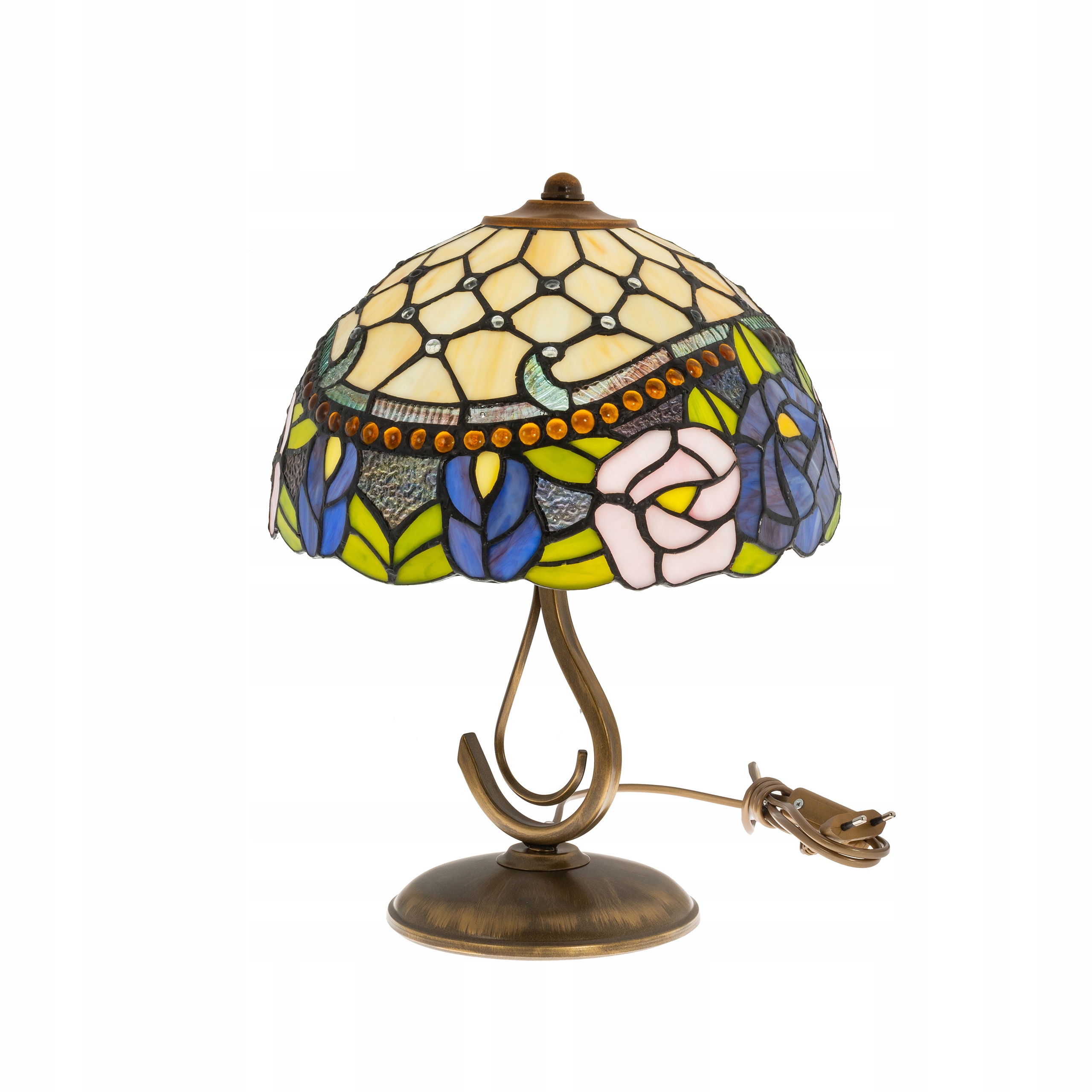 Vitrážová lampa v štýle Tiffany