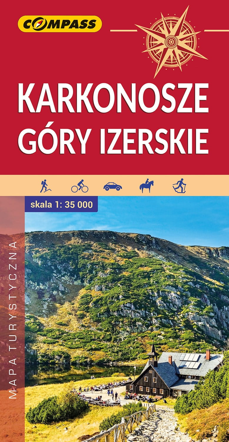 

Mapa turystyczna Karkonosze, Góry Izerskie w.2