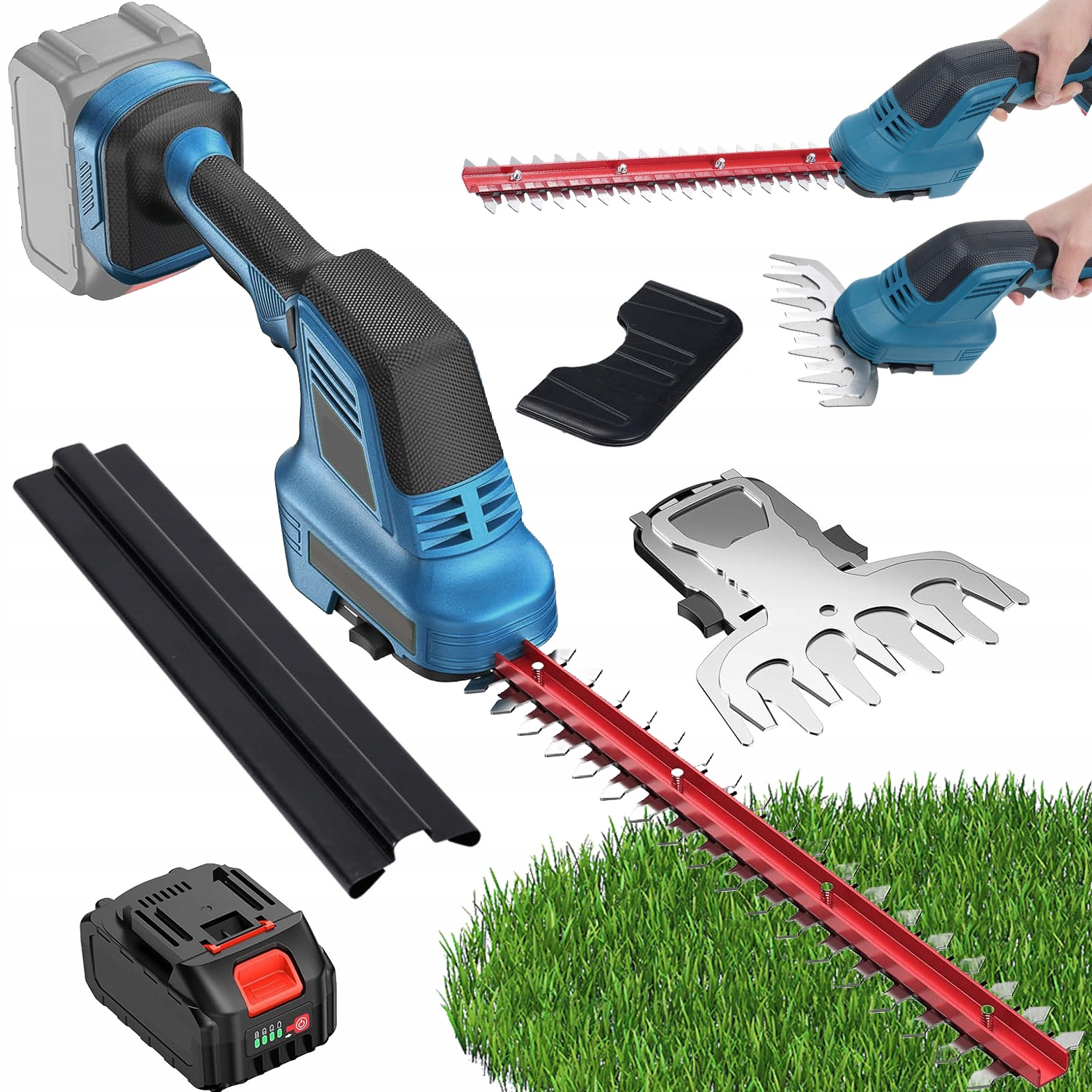 Elektrické Nůžky Na Živý Plot Pro Stříhání Keřů A Stříhání Větví 4000MAH