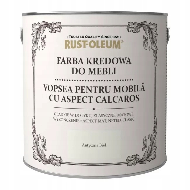 

Farba Kredowa Do Mebli Rustoleum Biała Antycz 2,5L